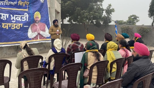 ਯੁੱਧ ਨਸ਼ਿਆਂ ਵਿਰੁੱਧ ਦੇ ਦੂਜੇ ਪੜਾਅ ਤਹਿਤ ਵੱਖ-ਵੱਖ ਪਿੰਡਾਂ ਤੇ ਸ਼ਹਿਰਾਂ ਵਿੱਚ ਨਸ਼ਾ ਮੁਕਤੀ ਯਾਤਰਾਵਾਂ ਦਾ ਦ੍ਰਿਸ਼।