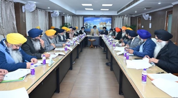 ਸ਼੍ਰੋਮਣੀ ਕਮੇਟੀ ਦੀ ਅੰਤ੍ਰਿੰਗ ਕਮੇਟੀ ਦੀ ਹੋਈ ਇਕੱਤਰਤਾ ਦਾ ਦ੍ਰਿਸ਼।