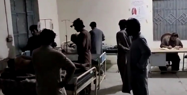 ਜ਼ਖਮੀਆਂ ਨੂੰ ਬਲੋਚਿਸਤਾਨ ਦੇ ਹਸਪਤਾਲ ਵਿੱਚ ਦਾਖਲ ਕਰਵਾਇਆ ਗਿਆ। ਫੋਟੋ: ਦ ਬਲੋਚਿਸਤਾਨ ਪੋਸਟ