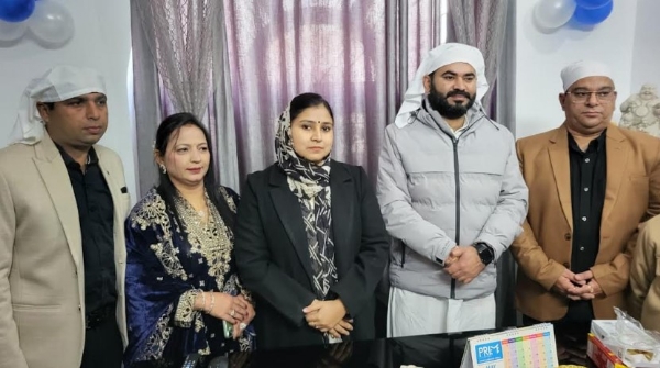 ਸ੍ਰੀ ਸੁਖਮਨੀ ਸਾਹਿਬ ਦੇ ਪਾਠ ਮੌਕੇ ਫਾਜ਼ਿਲਕਾ ਦੇ ਵਿਧਾਇਕ ਨਰਿੰਦਰ ਪਾਲ ਸਿੰਘ ਸਵਨਾ ਅਤੇ ਮੈਡਮ ਖੁਸ਼ਬੂ ਸਵਨਾ।