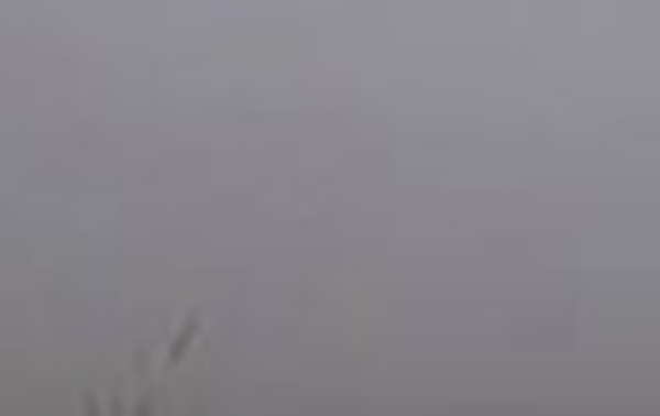 ਸੰਘਣੀ ਧੁੰਦ ਦਾ ਦ੍ਰਿਸ਼।