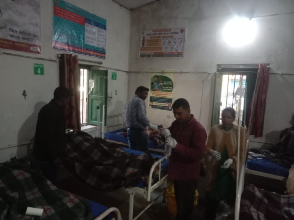 ਇਲਾਜ ਅਧੀਨ ਜ਼ਖਮੀਆਂ ਦੀ ਤਸਵੀਰ