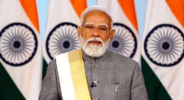 ਪ੍ਰਧਾਨ ਮੰਤਰੀ ਨਰਿੰਦਰ ਮੋਦੀ ਬੁੱਧਵਾਰ ਨੂੰ ਵੀਡੀਓ ਸੰਦੇਸ਼ ਰਾਹੀਂ ਸੰਬੋਧਨ ਕਰਦੇ ਹੋਏ