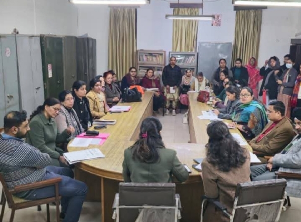 ਜ਼ਿਲ੍ਹਾ ਪੱਧਰੀ ਮਾਵਾਂ ਦੀ ਮੌਤ ਸਮੀਖਿਆ ਮੀਟਿੰਗ ਦਾ ਦ੍ਰਿਸ਼.