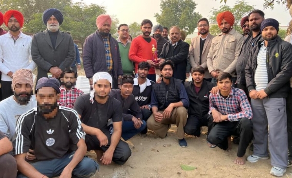 ਰਿਹੈਬਲੀਟੇਸ਼ਨ ਸੈਂਟਰ, ਸੋਹਲ ਪੱਤੀ, ਜ਼ਿਲ੍ਹਾ ਬਰਨਾਲਾ ਵਿਖੇ ਕਰਵਾਏ ਗਏ ਵਾਲੀਬਾਲ ਦਾ ਮੈਚ ਉਪਰੰਤ।