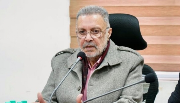 ਸਿਹਤ ਤੇ ਪਰਿਵਾਰ ਭਲਾਈ ਮੰਤਰੀ ਡਾ. ਬਲਬੀਰ ਸਿੰਘ ਜਾਣਕਾਰੀ ਦਿੰਦੇ ਹੋਏ।