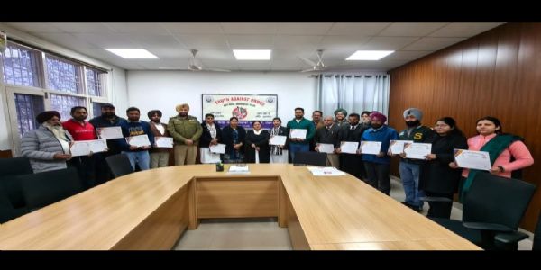 ਯੂਥ ਅਗੇਂਸਟ ਡਰੱਗਜ-ਐਂਟੀ ਡਰੱਗਜ ਅਵੇਰਨੈੱਸ ਡਰਾਈਵ” ਸਫਲਤਾਪੂਰਵਕ ਸੰਪੰਨ