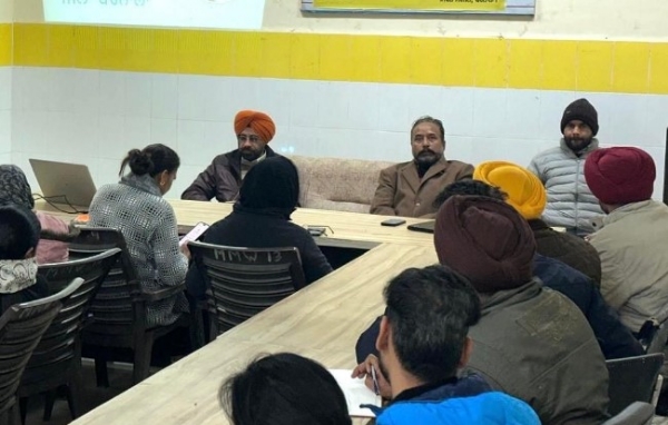 ਜ਼ਿਲ੍ਹਾ ਪੱਧਰੀ ਐਚ ਪੀ ਵੀ ਵੈਕਸੀਨ ਸਬੰਧੀ ਕਰਵਾਈ ਟ੍ਰੇਨਿੰਗ ਦਾ ਦ੍ਰਿਸ਼।