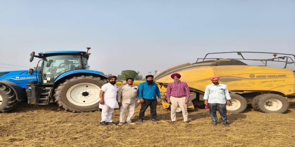 ਬਲਾਕ ਕਪੂਰਥਲਾ ਵਿੱਚ ਬੇਲਰ ਮਸ਼ੀਨ ਰਾਹੀਂ 1500 ਏਕੜ ਰਕਬੇ ਦੀ ਪਰਾਲੀ ਦੀਆਂ ਗੰਢਾਂ ਬਣਾਈਆਂ