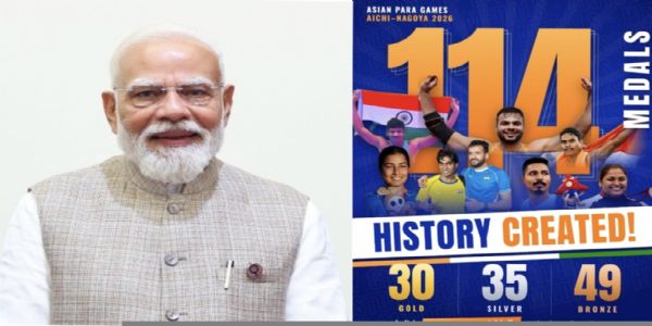 ਏਸ਼ੀਅਨ ਪੈਰਾ ਖੇਡਾਂ ਵਿੱਚ ਭਾਰਤ ਦਾ ਰਿਕਾਰਡ ਤੋੜ ਪ੍ਰਦਰਸ਼ਨ, ਪ੍ਰਧਾਨ ਮੰਤਰੀ ਮੋਦੀ ਨੇ ਕਿਹਾ - ਦੇਸ਼ ਲਈ ਮਾਣ ਵਾਲਾ ਪਲ