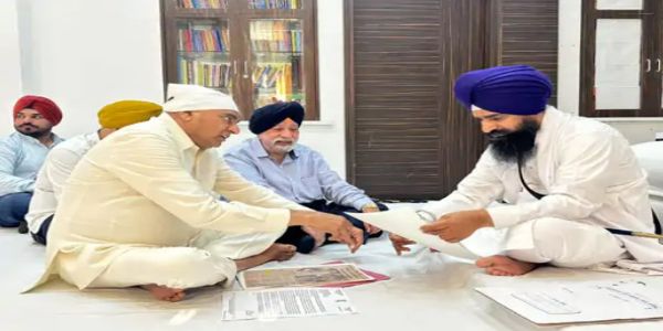 ਭਾਜਪਾ ਸਾਂਸਦ ਰਾਮਵੀਰ ਸਿੰਘ ਬਿਧੂੜੀ ਸ੍ਰੀ ਅਕਾਲ ਤਖ਼ਤ ਸਾਹਿਬ ਵਿਖੇ ਪੇਸ਼, ਮੰਗੀ ਮੁਆਫ਼ੀ