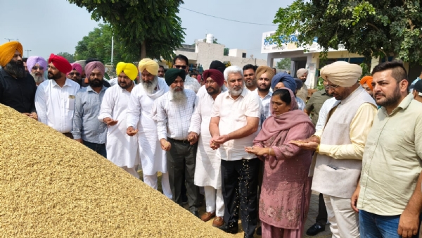 ਜਗਰਾਉਂ ਅਨਾਜ ਮੰਡੀ ਵਿੱਚ ਖਰੀਦ ਪ੍ਰਬੰਧਾਂ ਦਾ ਜਾਇਜ਼ਾ ਲੈਂਦੇ ਹੋਏ ਮੰਤਰੀ ਲਾਲ ਚੰਦ ਕਟਾਰੂਚੱਕ ਤੇ ਹੋਰ। ਜਗਰਾਉਂ ਅਨਾਜ ਮੰਡੀ ਵਿੱਚ ਖਰੀਦ ਪ੍ਰਬੰਧਾਂ ਦਾ ਜਾਇਜ਼ਾ ਲੈਂਦੇ ਹੋਏ ਮੰਤਰੀ ਲਾਲ ਚੰਦ ਕਟਾਰੂਚੱਕ ਤੇ ਹੋਰ।