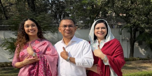 (ਲੀਡ) ਬੀਐਨਪੀ ਗਠਜੋੜ ਨੇ ਬੰਗਲਾਦੇਸ਼ ਸੰਸਦੀ ਚੋਣਾਂ ਜਿੱਤੀਆਂ, ਤਾਰਿਕ ਰਹਿਮਾਨ ਦੇ ਪ੍ਰਧਾਨ ਮੰਤਰੀ ਬਣਨ ਦੀ ਮਜ਼ਬੂਤ ਸੰਭਾਵਨਾ