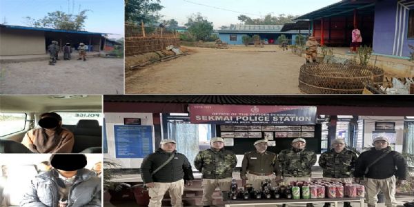 ਮਨੀਪੁਰ ਵਿੱਚ ਗੈਰ-ਕਾਨੂੰਨੀ ਸ਼ਰਾਬ ਬਰਾਮਦ, ਦੋ ਸਾਈਬਰ ਅਤੇ ਮੋਬਾਈਲ ਚੋਰ ਗ੍ਰਿਫ਼ਤਾਰ