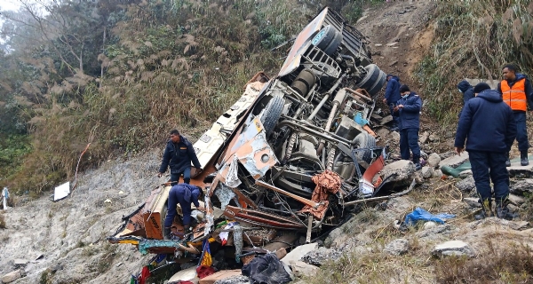 ਯਾਤਰੀ ਬੱਸ ਹਾਦਸਾ