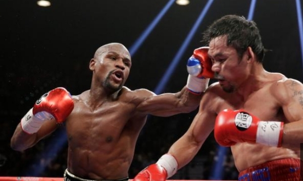 ਮਹਾਨ ਮੁੱਕੇਬਾਜ਼ ਫਲਾਇਡ ਮੇਵੇਦਰ ਜੂਨੀਅਰ ਅਤੇ ਮੈਨੀ ਪੈਕਿਆਓ