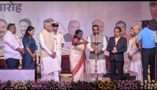 ਰਾਸ਼ਟਰਪਤੀ ਦ੍ਰੋਪਦੀ ਮੁਰਮੂ ਰਾਸ਼ਟਰੀ ਅਰੋਗਿਆ ਮੇਲੇ ਦਾ ਉਦਘਾਟਨ ਕਰਦੇ ਹੋਏ