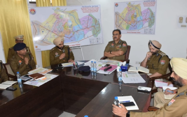 ਹੋਲੇ ਮੁਹੱਲੇ ਤੋਂ ਪਹਿਲਾਂ ਸ਼੍ਰੀ ਅਨੰਦਪੁਰ ਸਾਹਿਬ ਵਿੱਚ ਸੁਰੱਖਿਆ ਪ੍ਰਬੰਧਾਂ ਦਾ ਜਾਇਜ਼ਾ ਲੈਂਦੇ ਸਪੈਸ਼ਲ ਡੀਜੀਪੀ ਅਰਪਿਤ ਸ਼ੁਕਲਾ