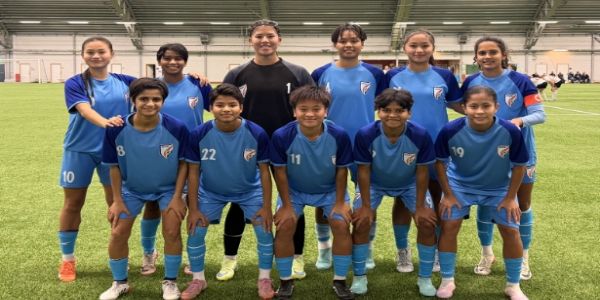 ਭਾਰਤੀ ਅੰਡਰ-20 ਮਹਿਲਾ ਟੀਮ ਨੇ ਸਵੀਡਿਸ਼ ਕਲੱਬ ਐਨਸਕੇਡ ਆਈਕੇ ਡੈਮ ਨਾਲ ਡਰਾਅ ਖੇਡਿਆ