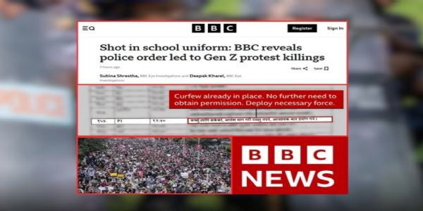 ਬੀਬੀਸੀ ਡਾਕੂਮੈਂਟਰੀ ਤੋਂ ਨੇਪਾਲ ਪੁਲਿਸ ਨਾਰਾਜ਼, ਦਿੱਤੀ ਕਾਨੂੰਨੀ ਕਾਰਵਾਈ ਦੀ ਚੇਤਾਵਨੀ