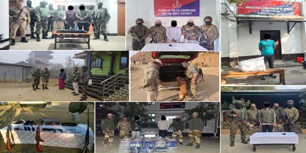 ਮਨੀਪੁਰ ਵਿੱਚ ਦੋ ਅੱਤਵਾਦੀਆਂ ਸਮੇਤ ਸੱਤ ਗ੍ਰਿਫ਼ਤਾਰ; ਹਥਿਆਰਾਂ ਦਾ ਵੱਡਾ ਜ਼ਖੀਰਾ ਬਰਾਮਦ