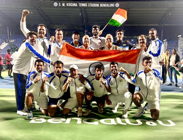 ਜਿੱਤ ਤੋਂ ਬਾਅਦ ਭਾਰਤੀ ਟੀਮ