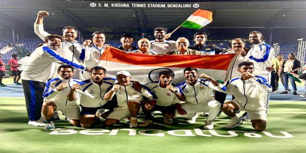 ਡੇਵਿਸ ਕੱਪ ਕੁਆਲੀਫਾਇਰ ਰਾਊਂਡ 1: ਦੱਖਣੇਸ਼ਵਰ ਸੁਰੇਸ਼ ਦੀ ਬਦੌਲਤ ਭਾਰਤ ਨੇ ਨੀਦਰਲੈਂਡਜ਼ ਨੂੰ 3-2 ਨਾਲ ਹਰਾਇਆ