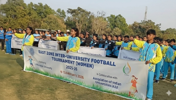 ਉਦਘਾਟਨੀ ਸਮਾਰੋਹ ਵਿੱਚ ਮੌਜੂਦ ਖਿਡਾਰੀ।