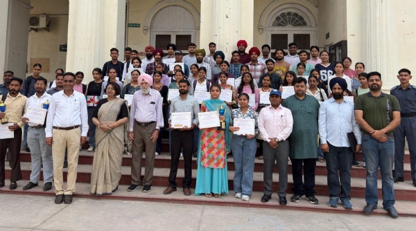 ਮਹਿੰਦਰਾ ਕਾਲਜ ਦੀ ਓਲਡ ਸਟੂਡੈਂਟ ਐਸੋਸੀਏਸ਼ਨ ਨੇ 150 ਸਾਲਾ ਸਥਾਪਨਾ ਨੂੰ ਸਮਰਪਿਤ ਕੁਇਜ ਮੁਕਾਬਲਾ ਕਰਵਾਇਆ
