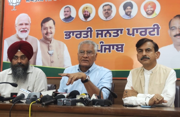 ਸੰਬੋਧਨ ਕਰਦੇ ਪੰਜਾਬ ਭਾਜਪਾ ਪ੍ਰਧਾਨ ਸੁਨੀਲ ਜਾਖੜ