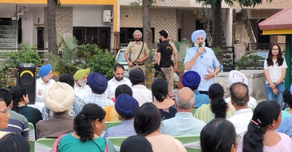 ਸੰਬੋਧਨ ਕਰਦੇ ਹੋਏ ਬਲਬੀਰ ਸਿੰਘ ਸਿੱਧੂ