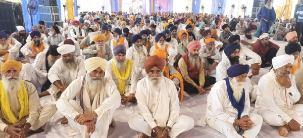 ਸ਼ਹੀਦ ਭਾਈ ਤਾਰਾ ਸਿੰਘ ਜੀ ਵਾਂ ਦੀ 300 ਸਾਲਾ ਸ਼ਹੀਦੀ ਸ਼ਤਾਬਦੀ ਨੂੰ ਸਮਰਪਿਤ ਸਮਾਗਮ ਦਾ ਦ੍ਰਿਸ਼।