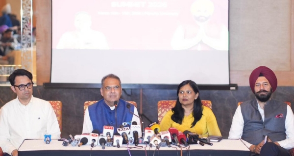 ਸੰਬੋਧਨ ਕਰਦੇ ਹੋਏ ਕੈਬਨਿਟ ਮੰਤਰੀ ਸੰਜੀਵ ਅਰੋੜਾ