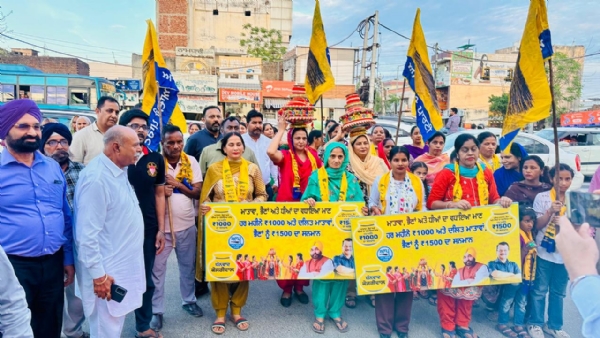 ‘ਮੁੱਖ ਮੰਤਰੀ ਮਾਵਾਂ-ਧੀਆਂ ਸਤਿਕਾਰ ਯੋਜਨਾ’ ਤਹਿਤ ਜ਼ਿਲ੍ਹੇ ’ਚ ਵੱਖ-ਵੱਖ ਥਾਈਂ ਕੱਢੀ ਗਈ ਜਾਗੋ