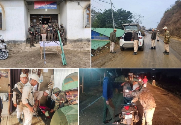 ਮਣੀਪੁਰ: ਸੁਰੱਖਿਆ ਬਲਾਂ ਨੇ ਹਥਿਆਰ ਜ਼ਬਤ ਕੀਤੇ ਅਤੇ ਵੱਖ-ਵੱਖ ਇਲਾਕਿਆਂ ਵਿੱਚ ਤਲਾਸ਼ੀ ਲਈ