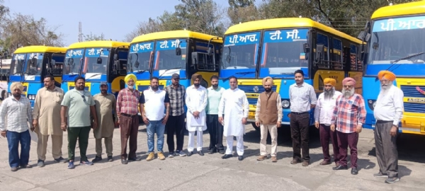 ਜਾਣਕਾਰੀ ਦਿੰਦੇ ਪੈਪਸੂ ਰੋਡ ਟਰਾਂਸਪੋਰਟ ਕਾਰਪੋਰੇਸ਼ਨ (ਪੀ.ਆਰ.ਟੀ.ਸੀ.) ਦੇ ਚੇਅਰਮੈਨ ਐਡਵੋਕੇਟ ਹਰਪਾਲ ਜੁਨੇਜਾ