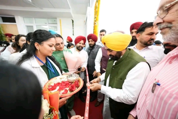 ਮੁੱਖ ਮੰਤਰੀ ਭਗਵੰਤ ਮਾਨ ਨੇ ਧੂਰੀ ਵਿਖੇ ਸਬ-ਡਿਵੀਜ਼ਨਲ ਹਸਪਤਾਲ ਅਤੇ ਜੱਚਾ-ਬੱਚਾ ਸਿਹਤ ਸੰਭਾਲ ਕੇਂਦਰ ਦਾ ਉਦਘਾਟਨ ਕੀਤਾ
