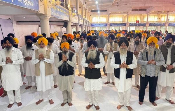 ਗੁਰਦੁਆਰਾ ਸ੍ਰੀ ਮੰਜੀ ਸਾਹਿਬ ਦੀਵਾਨ ਹਾਲ ਵਿਖੇ ਸ੍ਰੀ ਅਖੰਡ ਪਾਠ ਸਾਹਿਬ ਦੇ ਪਾਏ ਗਏ ਭੋਗ