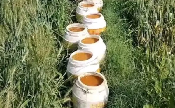 ਪੁਲਿਸ ਵੱਲੋਂ ਬਰਾਮਦ ਲਾਹਣ