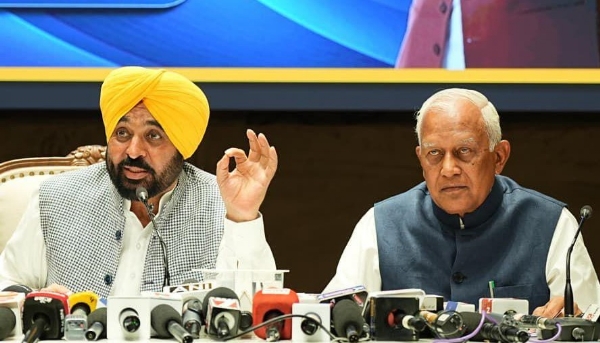 ਗੱਲਬਾਤ ਕਰਦੇ ਮੁੱਖ ਮੰਤਰੀ ਭਗਵੰਤ ਮਾਨ