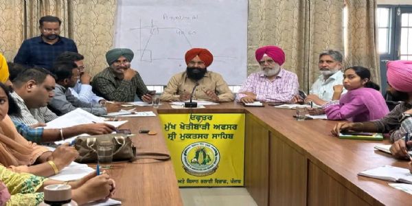 ਨਰਮੇਂ ਦੀ ਫ਼ਸਲ, ਖਾਦਾਂ ਅਤੇ ਸੁਧਰੇ ਬੀਜ਼ਾਂ ਦੇ ਅਗਾਊਂ ਪ੍ਰਬੰਧਾਂ ਸਬੰਧੀ ਅਹਿਮ ਮੀਟਿੰਗ