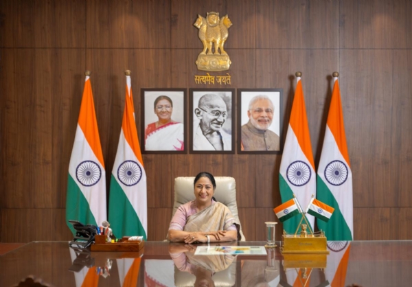 ਦਿੱਲੀ ਦੀ ਮੁੱਖ ਮੰਤਰੀ ਰੇਖਾ ਗੁਪਤਾ ਦੀ ਫਾਈਲ ਫੋਟੋ।