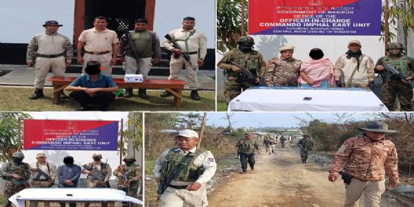 ਮਨੀਪੁਰ ਵਿੱਚ ਤਿੰਨ ਗ੍ਰਿਫ਼ਤਾਰ, ਨਸ਼ੀਲੇ ਪਦਾਰਥ ਅਤੇ ਮੋਬਾਈਲ ਫੋਨ ਬਰਾਮਦ