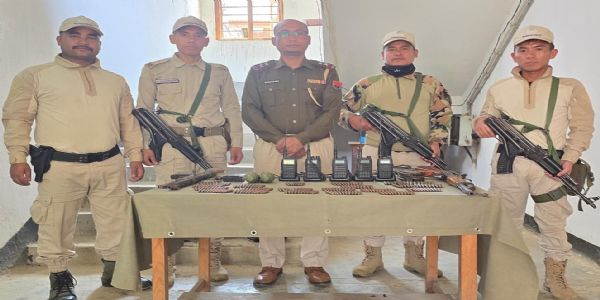 ਮਨੀਪੁਰ ਵਿੱਚ ਸੁਰੱਖਿਆ ਬਲਾਂ ਵੱਲੋਂ ਹਥਿਆਰ ਅਤੇ ਗੋਲਾ ਬਾਰੂਦ ਬਰਾਮਦ