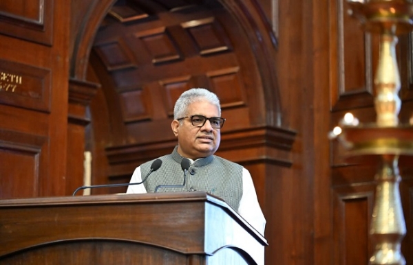 ਕੇਂਦਰੀ ਮੰਤਰੀ ਭੂਪੇਂਦਰ ਯਾਦਵ ਜੰਗਲਾਤ ਖੋਜ ਸੰਸਥਾਨ, ਦੇਹਰਾਦੂਨ ਵਿਖੇ ਆਯੋਜਿਤ ਦੋ-ਰੋਜ਼ਾ ਰਾਸ਼ਟਰੀ ਵਰਕਸ਼ਾਪ ਦੇ ਉਦਘਾਟਨ ਮੌਕੇ ਪ੍ਰੋਗਰਾਮ ਨੂੰ ਸੰਬੋਧਨ ਕਰਦੇ ਹੋਏ।