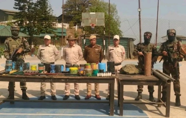 ਮਨੀਪੁਰ ਵਿੱਚ ਹਥਿਆਰਾਂ ਅਤੇ ਗੋਲਾ ਬਾਰੂਦ ਦੀ ਵੱਡੀ ਜ਼ਬਤੀ