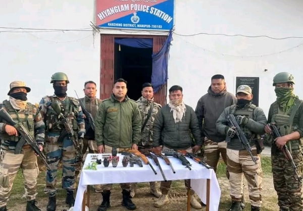 ਮਨੀਪੁਰ ਵਿੱਚ ਹਥਿਆਰਾਂ ਅਤੇ ਗੋਲਾ ਬਾਰੂਦ ਦੀ ਵੱਡੀ ਜ਼ਬਤੀ