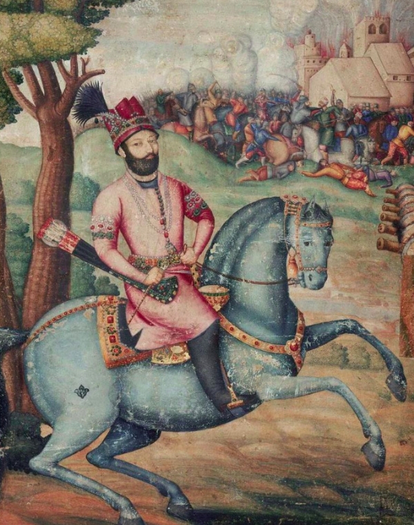 ਨਾਦਿਰ ਸ਼ਾਹ। ਪ੍ਰਤੀਕਾਤਮਕ