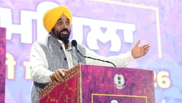 ਸੰਬੋਧਨ ਕਰਦੇ ਮੁੱਖ ਮੰਤਰੀ ਭਗਵੰਤ ਮਾਨ