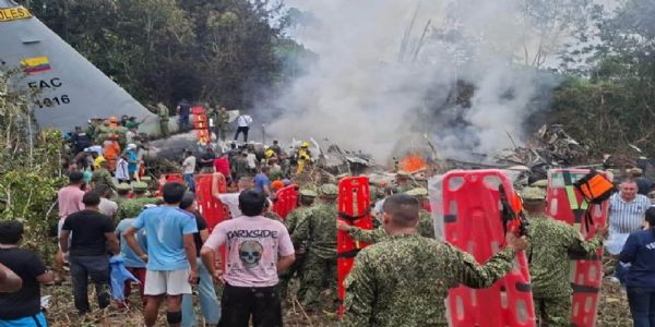 ਕੋਲੰਬੀਆ ਵਿੱਚ ਫੌਜੀ ਜਹਾਜ਼ ਹਾਦਸਾਗ੍ਰਸਤ, ਕਰੀਬ 66 ਲੋਕਾਂ ਦੀ ਮੌਤ